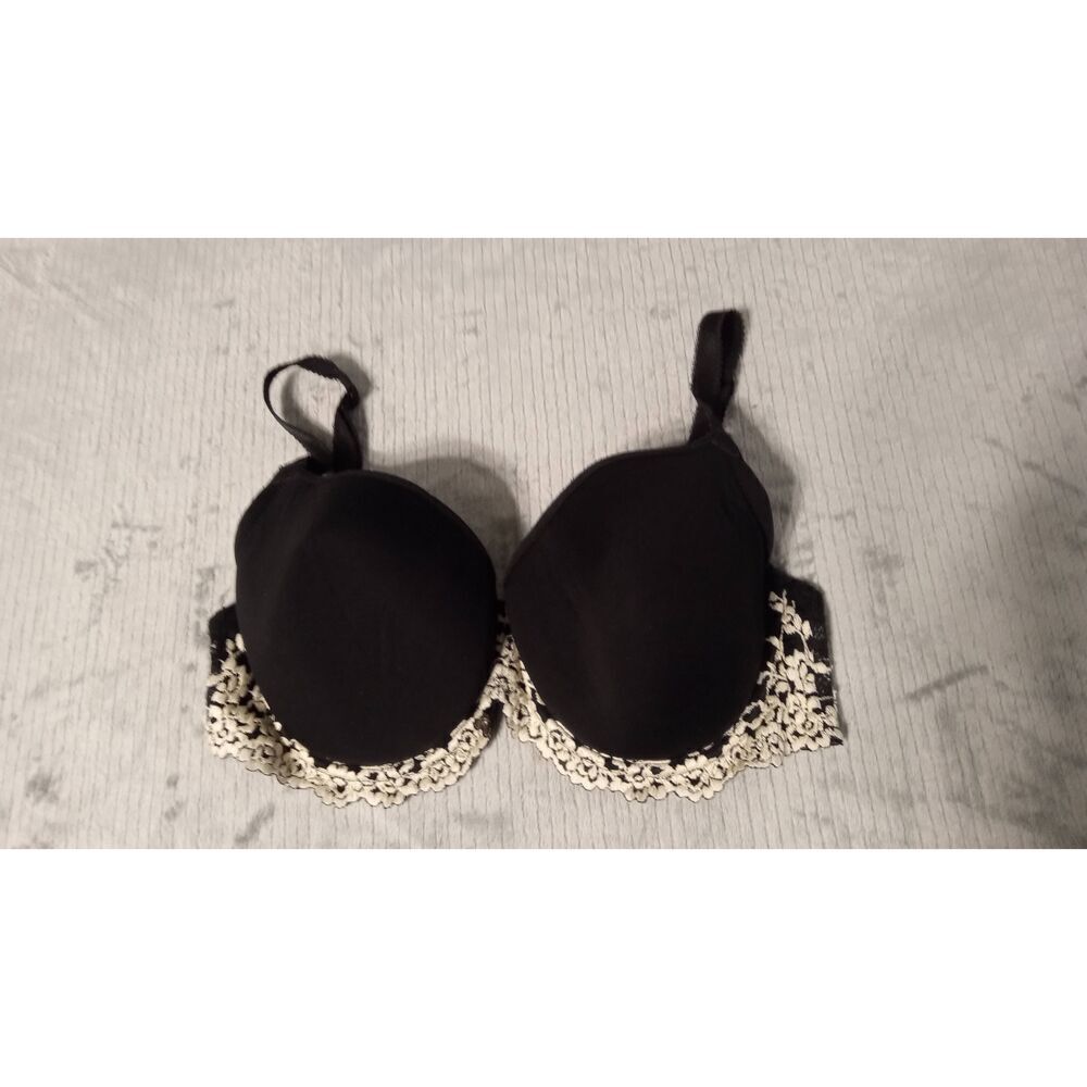 Wacoal Women's Embrace Lace T-Shirt Bra Size 32DD Black